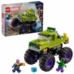 LEGO Marvel The Hulk Truck vs. Thanos 76312 – Super Hero Monster Truck Building Set, 229 Pieces