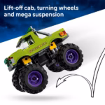 LEGO Marvel The Hulk Truck vs. Thanos 76312 – Super Hero Monster Truck Building Set, 229 Pieces - Image 4