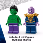 LEGO Marvel The Hulk Truck vs. Thanos 76312 – Super Hero Monster Truck Building Set, 229 Pieces - Image 2