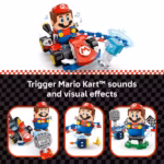 LEGO Super Mario: Mario Kart – Interactive LEGO Mario & Standard Kart 72043, 278 Pieces - Image 3