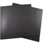 Apostrophe Games Dark Gray Building Block Baseplates – 2 Pieces