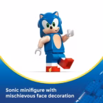 LEGO Sonic the Hedgehog Sonic: Speedster Lightning 77117 – Sonic Racing Car with Chaos Emerald, 126 Pieces - Image 2