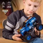 LEGO Technic Monster Jam Grave Digger Fire and Ice 42219 – Pull-Back Monster Truck STEM Set, 263 Pieces - Image 5