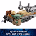 LEGO Star Wars The Mandalorian & Grogu’s Speeder Bike 75436 – Tatooine Adventure Building Set, 58 Pieces - Image 4