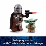 LEGO Star Wars The Mandalorian & Grogu’s Speeder Bike 75436 – Tatooine Adventure Building Set, 58 Pieces - Image 2