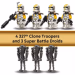 LEGO Star Wars 327th Star Corps Clone Troopers Battle Pack 75431 – AT-RT Walker & Droid Battle Set, 258 Pieces - Image 2