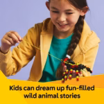LEGO Creator 3-in-1 Wild Animals: Surprising Spider 31159 – Spider, Scorpion & Snake Building Set, 153 Pieces - Image 4