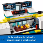 LEGO City Emergency Air Ambulance Airplane 60465 – Mountain Rescue Adventure, 403 Pieces - Image 3