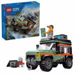LEGO City Off-Road 4x4 Mountain Truck 60447 – Adventure Vehicle Building Set, 221 Pieces