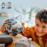 LEGO City Off-Road 4x4 Mountain Truck 60447 – Adventure Vehicle Building Set, 221 Pieces - Image 5