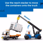 LEGO City Harbor Freight Train with Crane & Truck 60509 – Cargo Transport Hub Building Set, 803 Pieces - Image 2