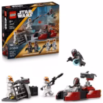LEGO Star Wars Siege of Mandalore Battle Pack 75449 – Clone Wars Battle Set, 116 Pieces