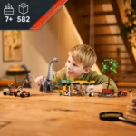 LEGO Jurassic World Raptor & Titanosaurus Tracking Mission 76973 – Dinosaur Adventure Building Set, 582 Pieces - Image 5