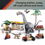 LEGO Jurassic World Raptor & Titanosaurus Tracking Mission 76973 – Dinosaur Adventure Building Set, 582 Pieces - Image 4