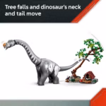 LEGO Jurassic World Raptor & Titanosaurus Tracking Mission 76973 – Dinosaur Adventure Building Set, 582 Pieces - Image 3