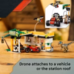 LEGO Jurassic World Raptor & Titanosaurus Tracking Mission 76973 – Dinosaur Adventure Building Set, 582 Pieces - Image 2