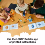 LEGO Bluey Brick-Built Bluey Family 11217 – Customizable Heeler Family Building Set, 466 Pieces - Image 3