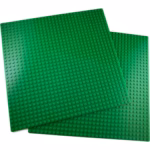 Apostrophe Games Green Building Block Baseplates – 2 Pieces